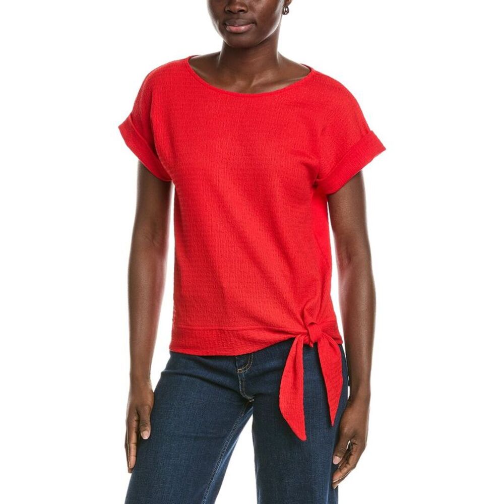 Jones New York Womens Dolman T-Shirt, Red